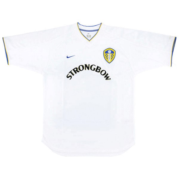 Authentic Camiseta Leeds United 1ª Retro 2000 2002 Blanco
